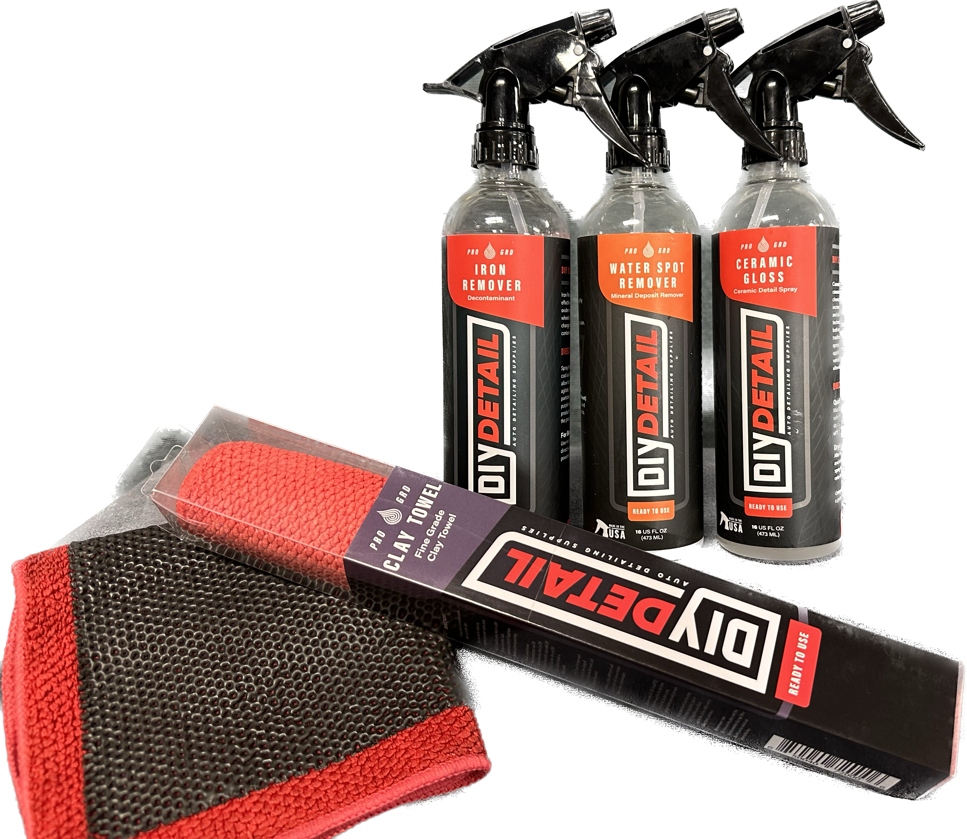 Fine Grade Clay Bar Kit - Decontaminate & Clean Car Paintwork