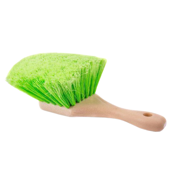 Soft Flagged Tip Wash Brush (Green)